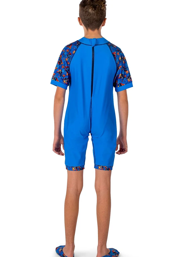 Coega Youth 1 Piece Swimsuit Superman Hero