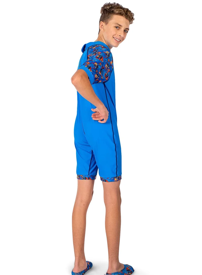 Coega Youth 1 Piece Swimsuit Superman Hero