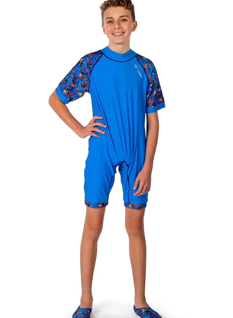 Coega Youth 1 Piece Swimsuit Superman Hero