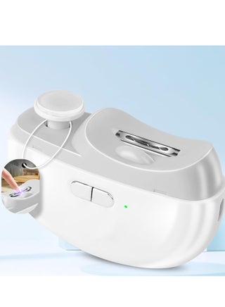 Electric Nail Clipper, 2-in-1 Electric Polishing Automatic Nail Clippers Pro with Light Trimmer, Nail Cutter Manicure for Baby Elderly Care Tools, Nail Trimmer, Electric Polishing Nail Clipper (White) - pzsku/Z72DE47B17F0CDEAA111CZ/45/_/1735818963/3c403688-2b08-4186-bba2-c24a3032c28b