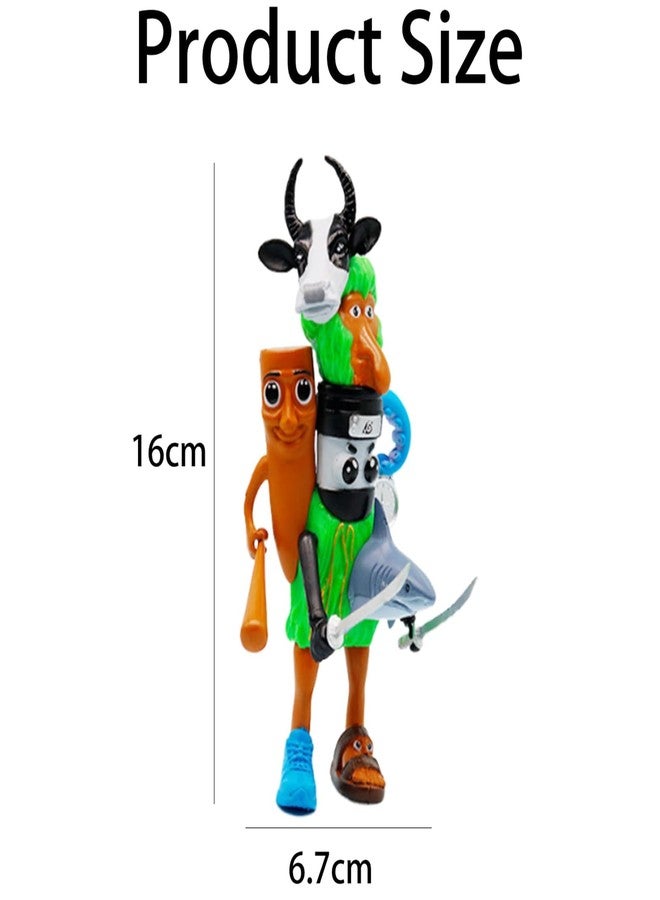 Buildcon Shark Toy, Italian Collectible, Unique 3D Printed Monster Fusion Figure for Desktop Display, Home and Office Decor, 16cm x 6.7cm - Image 2