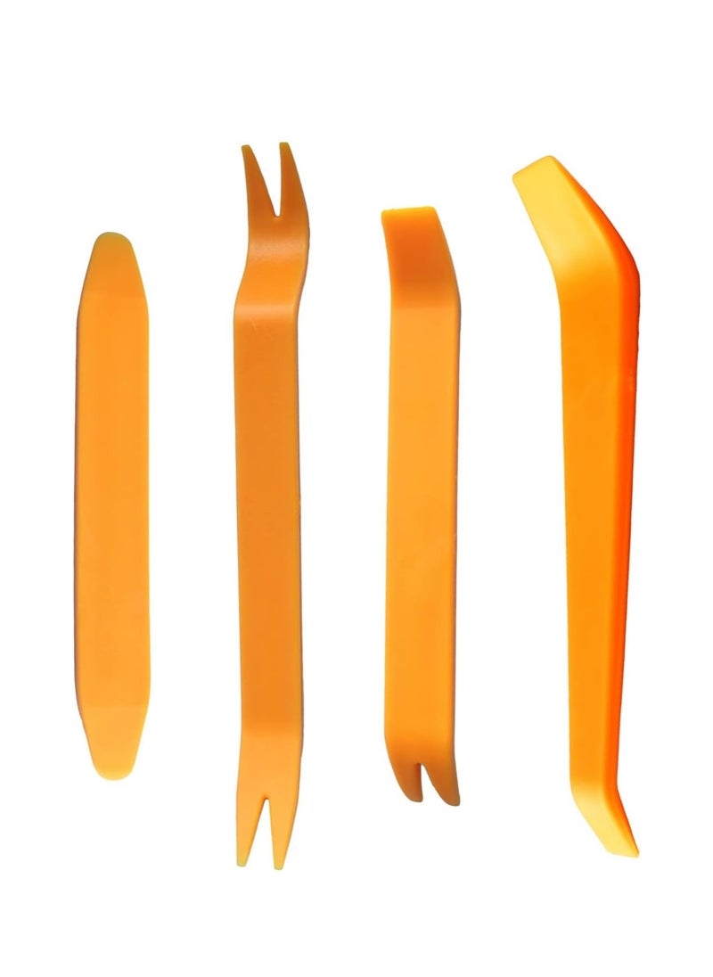 Oasisgalore 4pcs Auto Door Clip Panel Trim Removal Tool Kits for Door Panel and Dashboard Dismantling  - Image 1