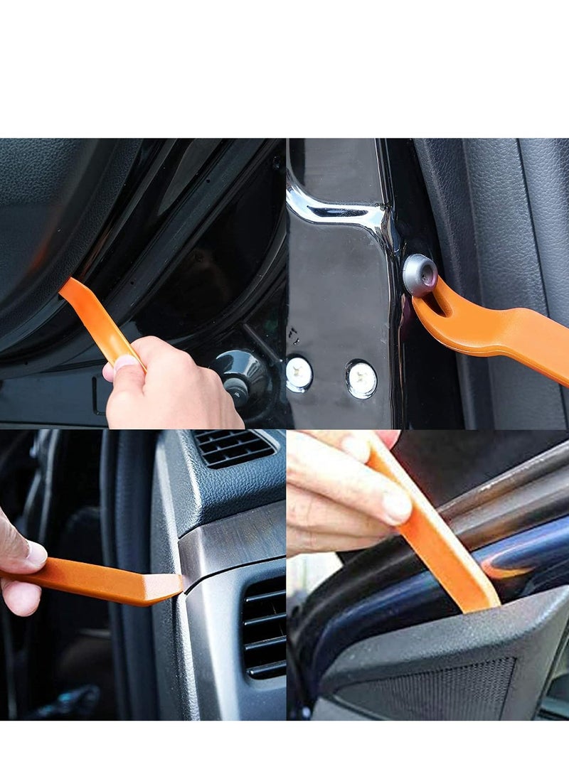Oasisgalore 4pcs Auto Door Clip Panel Trim Removal Tool Kits for Door Panel and Dashboard Dismantling  - Image 2
