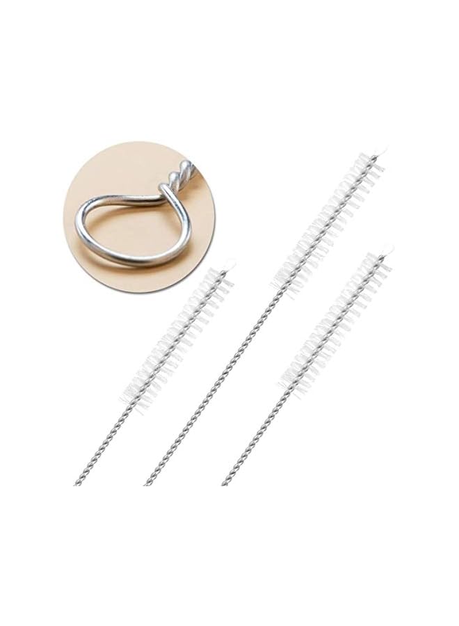 PROMASS promass 2 Straws Cleaning Brush - BPA Free - 2 Heavy Bristle Straw Cleaner for Washing Ss Drink Straws, Tea Pot Spout, Glass Bottles, Mini, Micro, Pipe  - Image 3