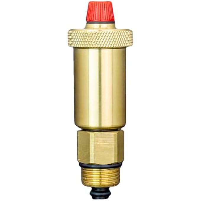 AUTOMATIC AIR VENT WITH CHECK VALVE 1/2 EASY INSTALL RELIABLE AIR PURGING ANTI LEAK DESIGN IDEAL FOR HOME CENTRAL HEATING SYSTEMS & RADIATORS DURABLE BRASS CONSTRUCTION ENERGY SAVING LOW MAINTENANCE - Image 3