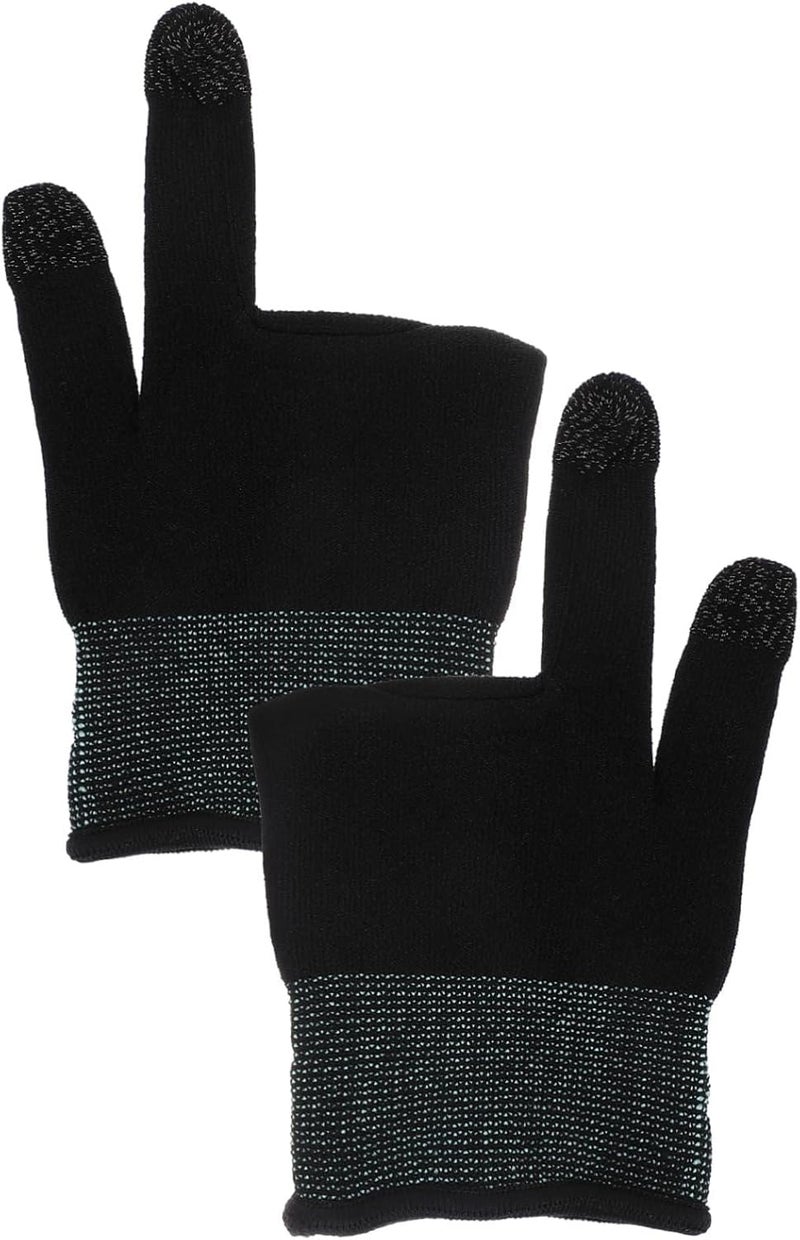 Black Touchscreen Gaming Gloves for Mobile Phones Tablets and Household Chores - Image 1