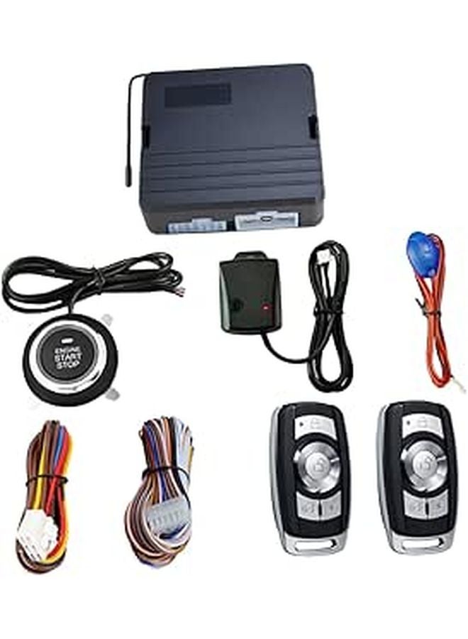 Universal 12V Car Engine Start Remote Control Vibration Alarm Anti Theft Security System - Image 1