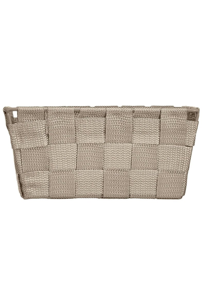 Wenko Adria Mini Bathroom Basket Taupe - Image 2