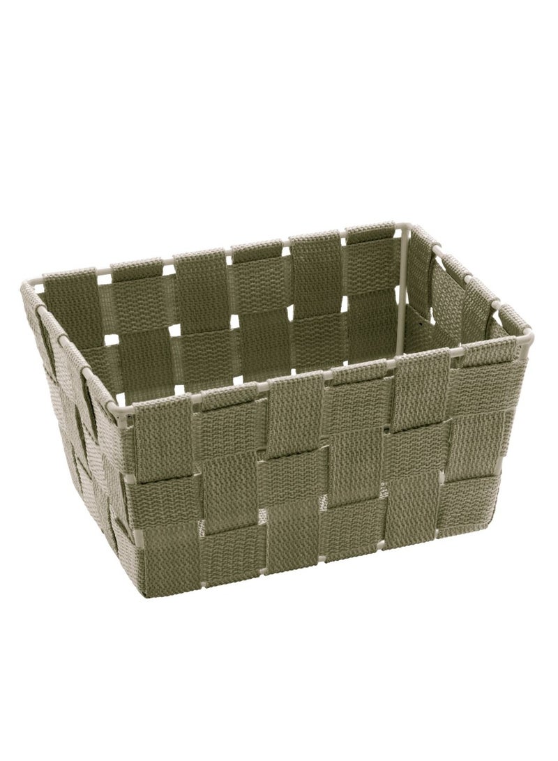 Wenko Adria Mini Bathroom Basket Taupe - Image 1
