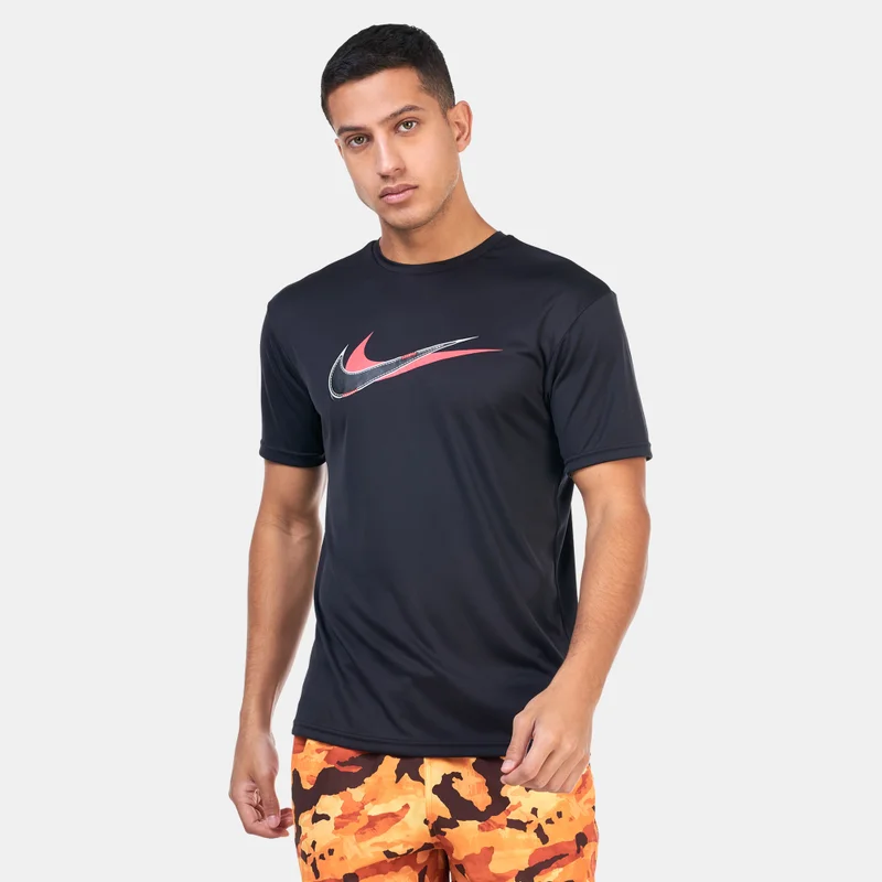Nike Men's Printed Hydroguard Swimming T-Shirt
