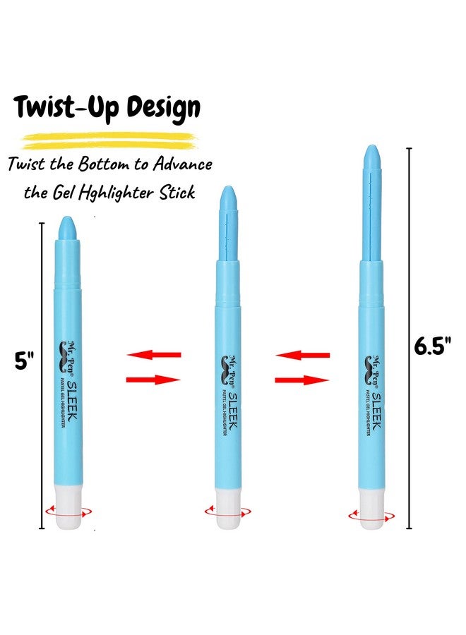 Mr. Pen No Bleed Gel Highlighter, 16 Pcs (8 Pastel Colors And 8 Vibrant Colors), Bible Highlighters, Highlighters Assorted Colors, Gel Highlighters, Gel Bible Highlighter, Bible Highlighters No Bleed - Image 4