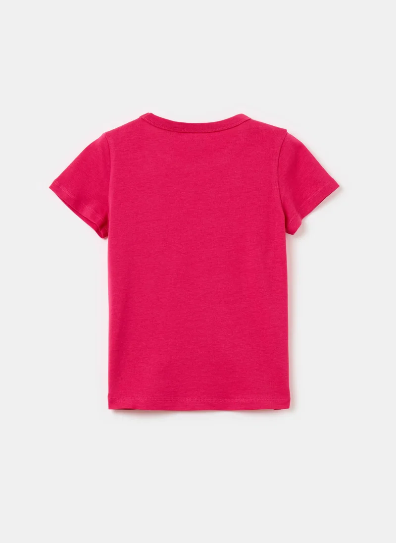 Ovs Ovs Solid T-Shir Fuxia Pink