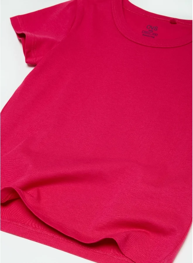 Ovs Ovs Solid T-Shir Fuxia Pink