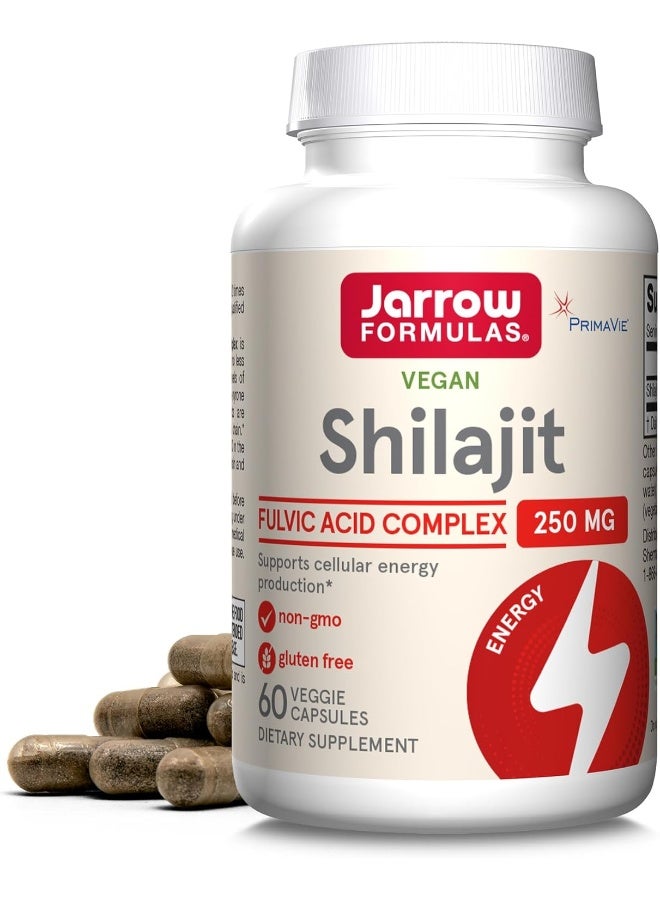 Jarrow Formulas Shilajit Fulvic Acid Complex 250 mg - 60 Veggie Caps - Image 1