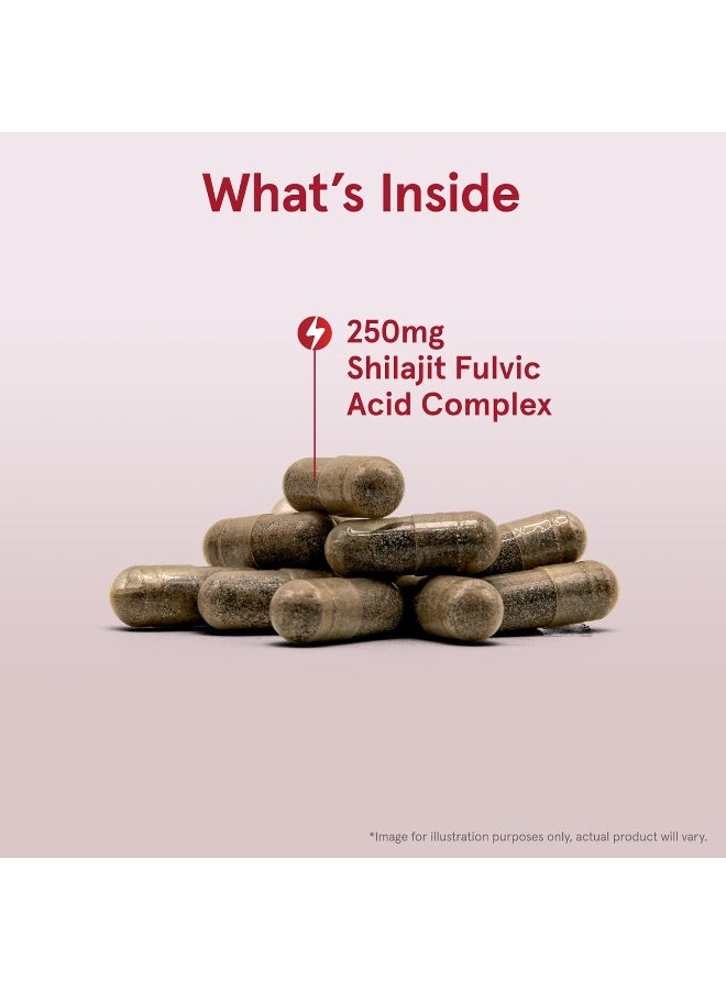 Jarrow Formulas Shilajit Fulvic Acid Complex 250 mg - 60 Veggie Caps - Image 3