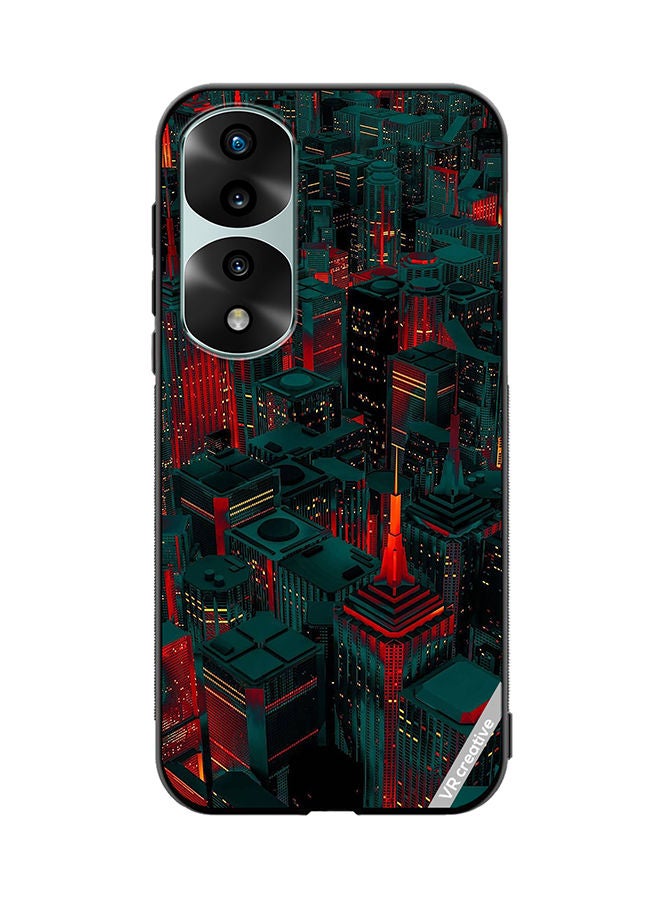 VR CREATIVE Protective Case Cover For Honor 70 Pro plus Red City Design Multicolour - Image 1