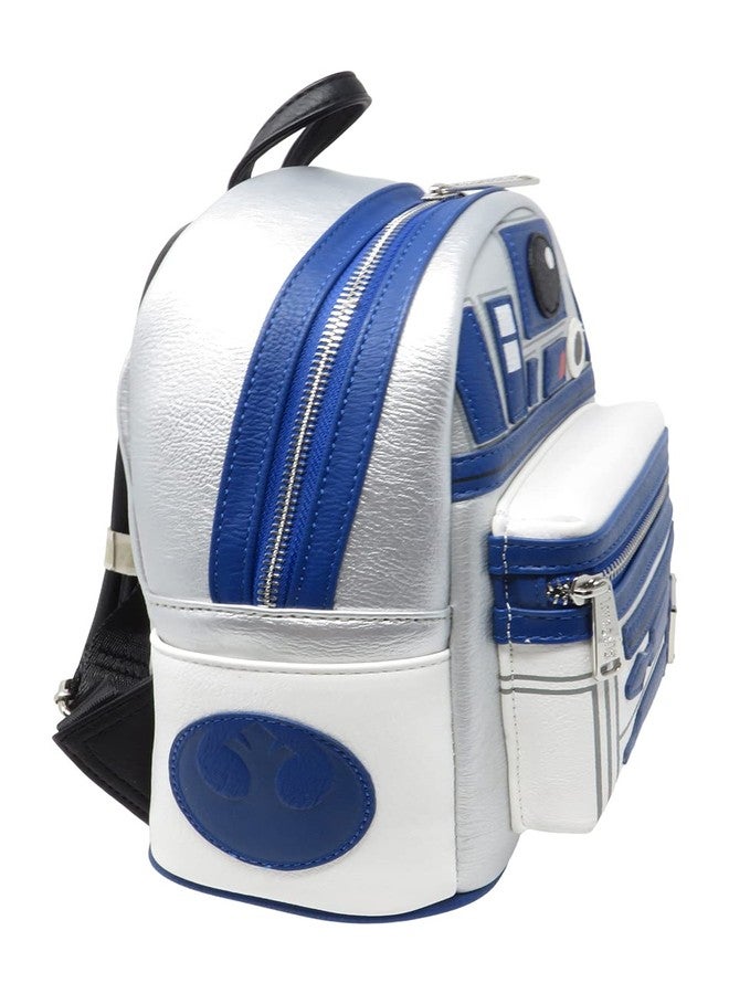Loungefly Star Wars R2D2 Applique Womens Double Strap Shoulder Bag Purse - Image 3