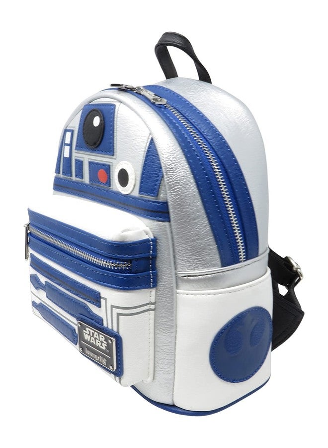 Loungefly Star Wars R2D2 Applique Womens Double Strap Shoulder Bag Purse - Image 2