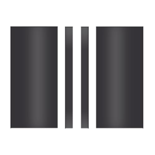 SyunsXoon 60Pack 45 Magnetic Hinge Mask Flexible Door Hinge Covers for Painting Door Hinge Paint Covers fit for Commercial and Office Doors Paint Tool - Image 1