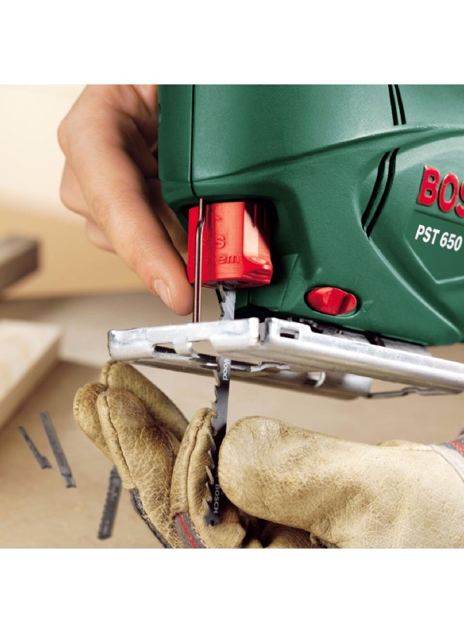 BOSCH 500W SDS Enable Vibrating Compact Jig Saw with Case Green and Black 65 mm JE0 603 3A0 770  - Image 5