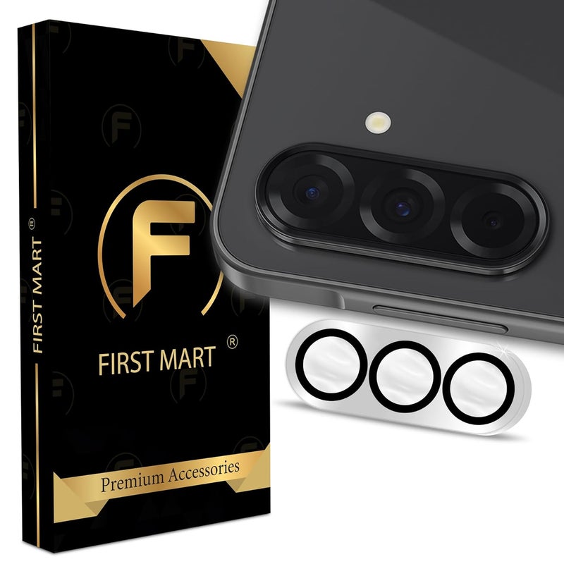FIRST MART Camera Lens Protector for Samsung Galaxy A36 (6.7 Inches) Tough HD Individual Aluminum Alloy Lens Rings Cover, Scratch Resistant, Thin Lens Protection| Silver, 1 Pack - Image 1