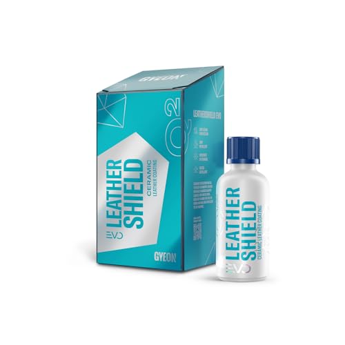 GYEON Leather Shield EVO 50 ml - Ceramic Coating for Leather | All Types of Natural Leather, Tesla Vegan Leather | No Change in Finish of Upholstery |Repels Dirt and Liquid | Car Interior UV Protector - Image 1