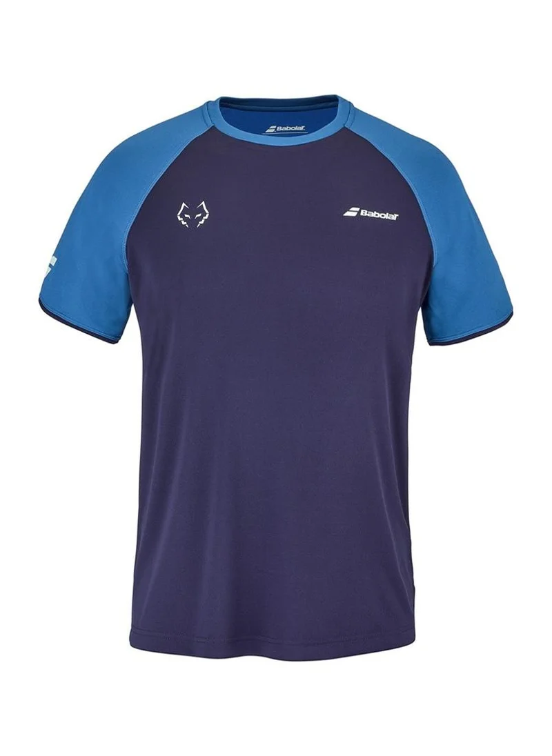 بابولات Babolat Padel Crew Neck Tee Lebron-6Ms24011-4125, Color - Blue, (French Brand)