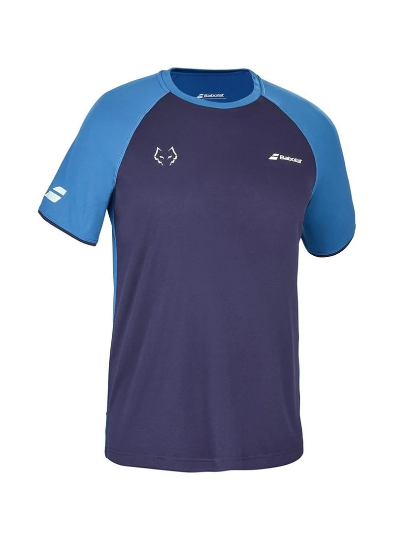 بابولات Babolat Padel Crew Neck Tee Lebron-6Ms24011-4125, Color - Blue, (French Brand)