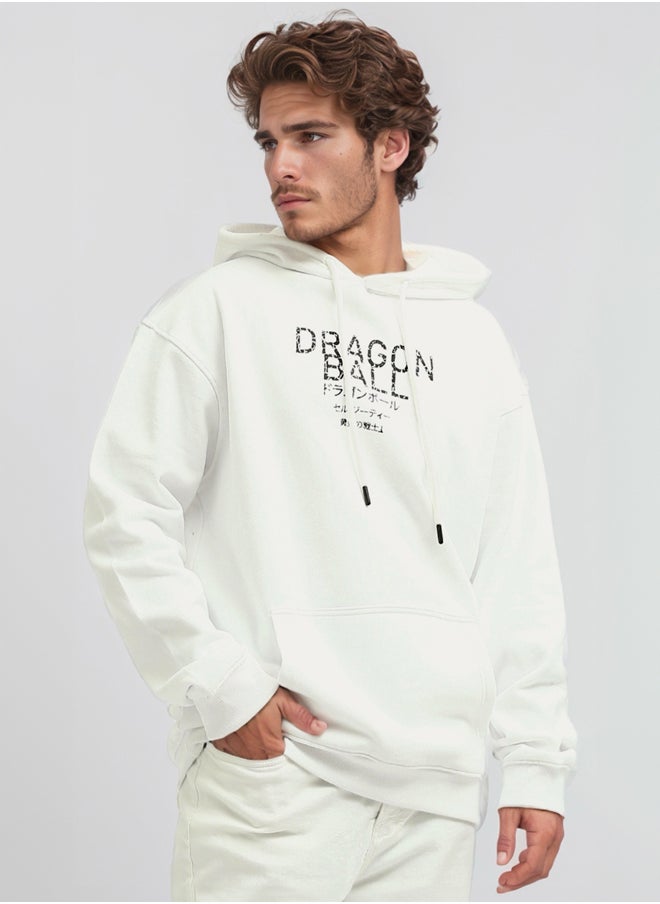 RAVIN - White Anime Hoodie ''Dragon Ball'' With Long Sleeve - Image 1