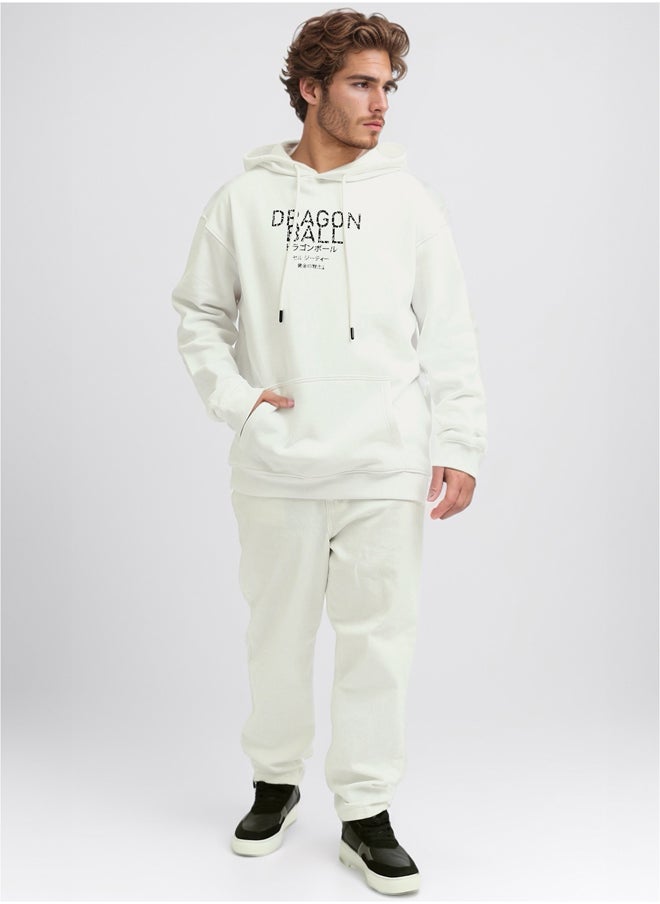 RAVIN - White Anime Hoodie ''Dragon Ball'' With Long Sleeve - Image 1