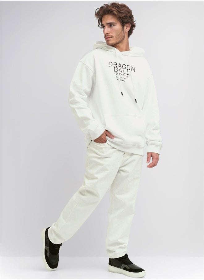 RAVIN - White Anime Hoodie ''Dragon Ball'' With Long Sleeve - Image 1