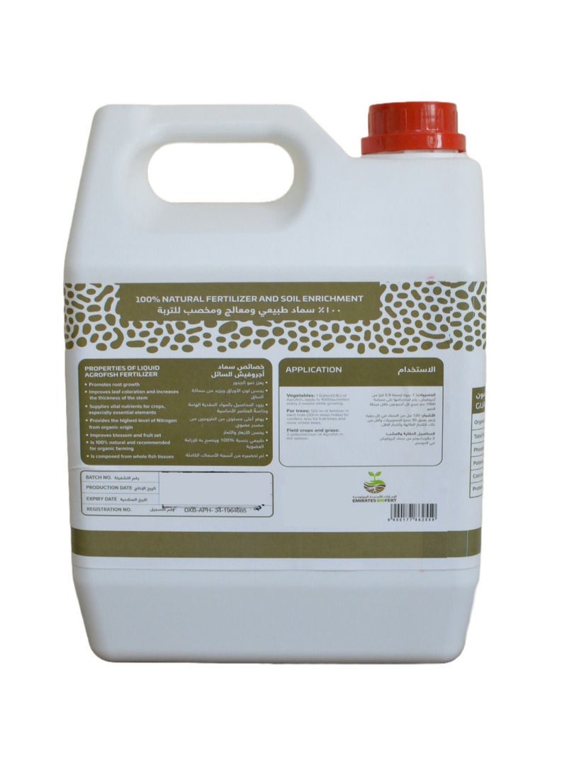 Emirates Biofert Agrofish Liquid Fish Organic Fertilizer 3.8L - Image 2