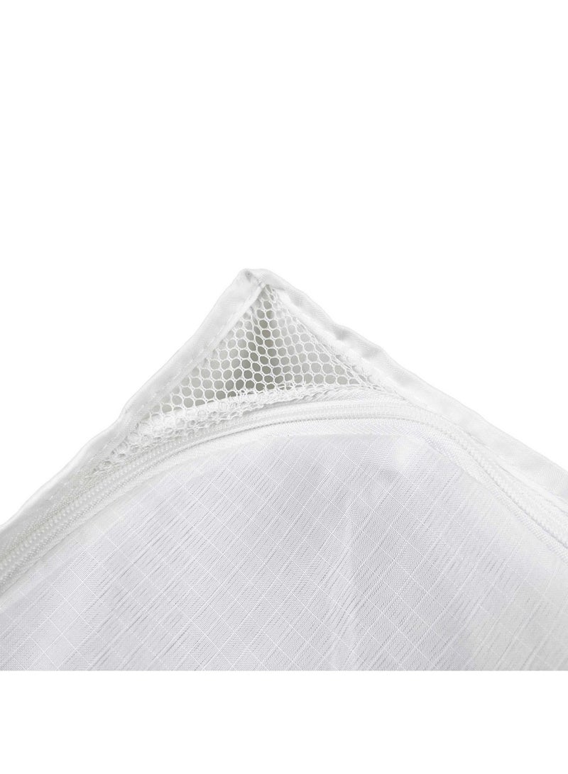 Pan Home Ease Foldable Storage Box with Zipper 34x51x28cm - White - Image 2