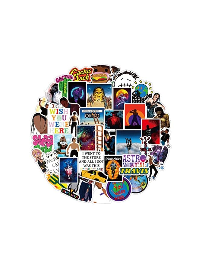 Zaboon ملصق سكوت الفينيل المقاوم للماء - 50 قطعة - Image 2