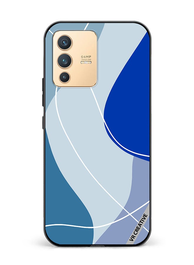 VR CREATIVE Protective Case Cover For Vivo V23 5G Layered In Design Multicolour - Image 1
