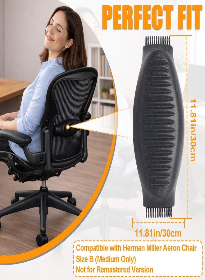 Dpwrrot Upgraded Lumbar Support Pad Replacement Compatible with Herman Miller Classic Aeron Chair Size B: Medium - Image 3