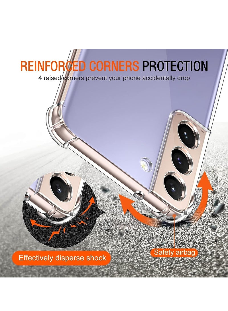 DUSALA For Samsung Galaxy S22 PLus Clear Back Cover Case, Ultra Clear, Best Camera Protection Anti-Slip Grip Slim & Protective Back Case Cover for Samsung Galaxy S22 Plus 5G (6.6) - Image 3