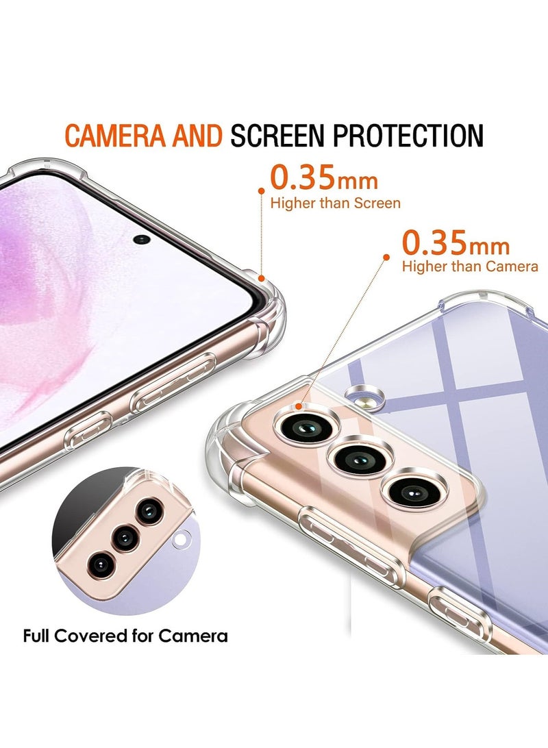 DUSALA For Samsung Galaxy S22 PLus Clear Back Cover Case, Ultra Clear, Best Camera Protection Anti-Slip Grip Slim & Protective Back Case Cover for Samsung Galaxy S22 Plus 5G (6.6) - Image 4