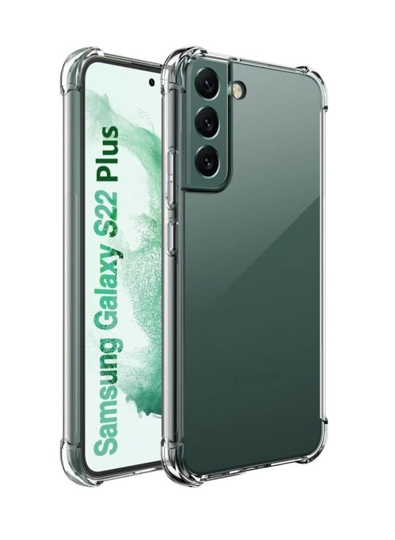 DUSALA For Samsung Galaxy S22 PLus Clear Back Cover Case, Ultra Clear, Best Camera Protection Anti-Slip Grip Slim & Protective Back Case Cover for Samsung Galaxy S22 Plus 5G (6.6) - Image 1