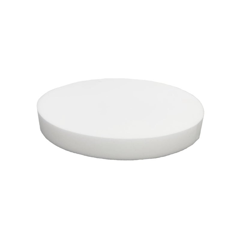 FoamRush 2 x 36 Diameter Premium Quality High Density Upholstery Foam Bar Stools Seat Cushion Pouf Insert Patio Round Cushion Replacement Made in USA