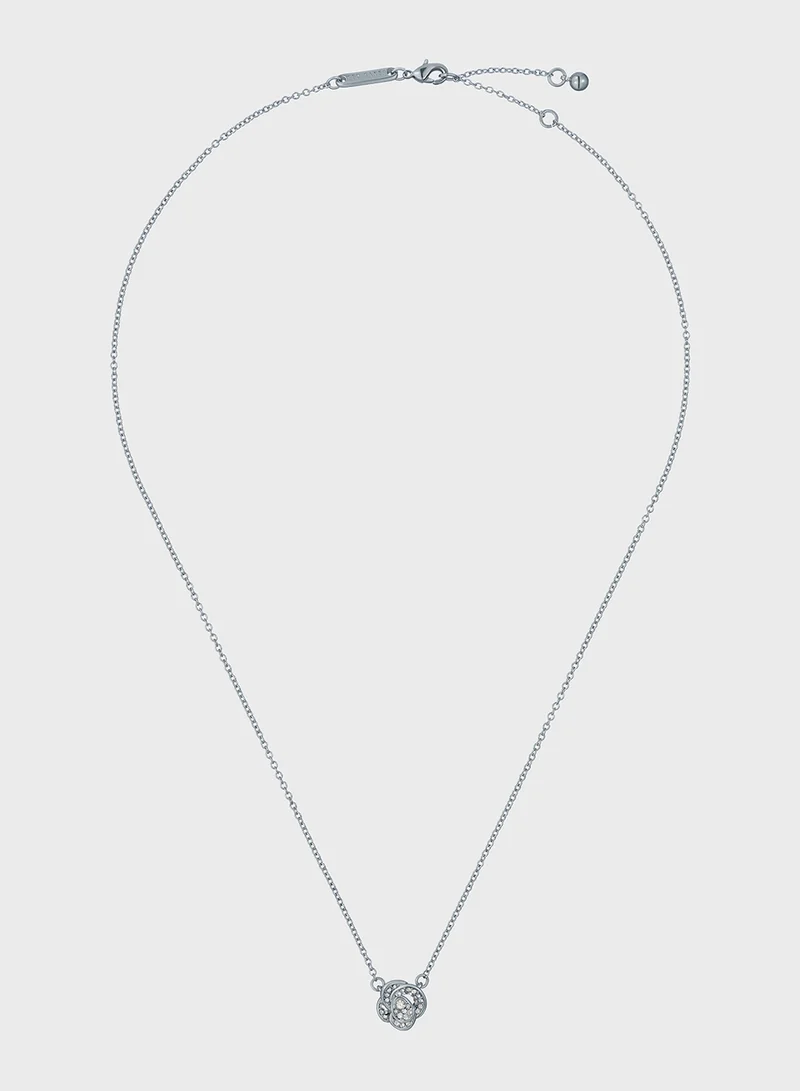 Ted Baker Crystal Flower Pendant Necklace