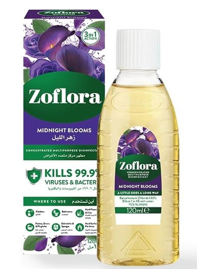 زوفلورا مطهر مركز متعدد الأغراض برائحة زهر الليل من زوفلورا، سعة 120 مل - Image 1