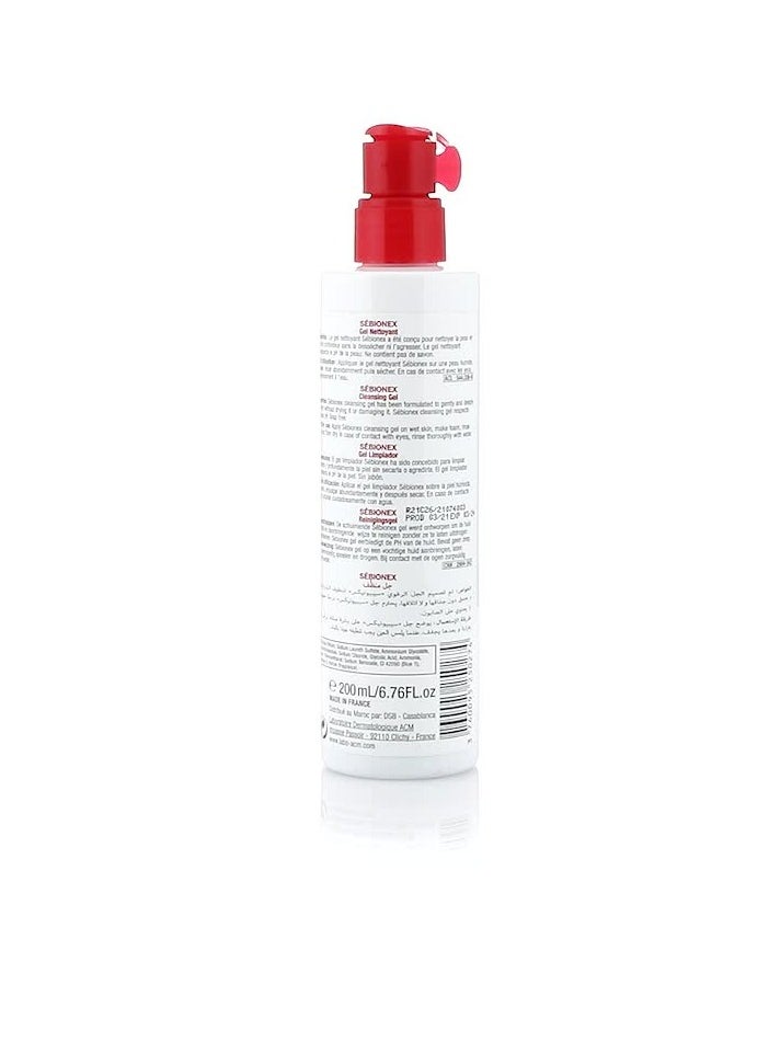 ACM Laboratoire dermatologique ACM Sebionix Cleansing Gel for Oily and Acne-prone Skin 200ml 2 pcs  - Image 4