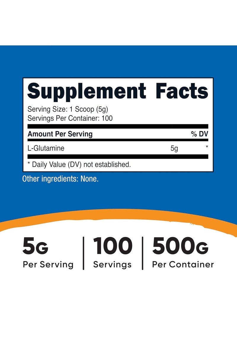 Nutricost L-Glutamine Powder 500g - Image 2