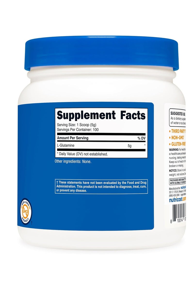 Nutricost L-Glutamine Powder 500g - Image 4