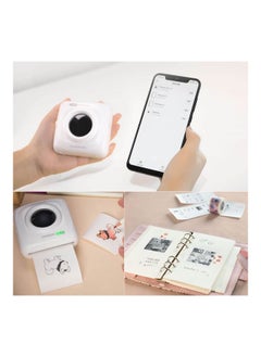 NIBEMINENT Wireless Pocket Mini Printer Pink  - Image 2
