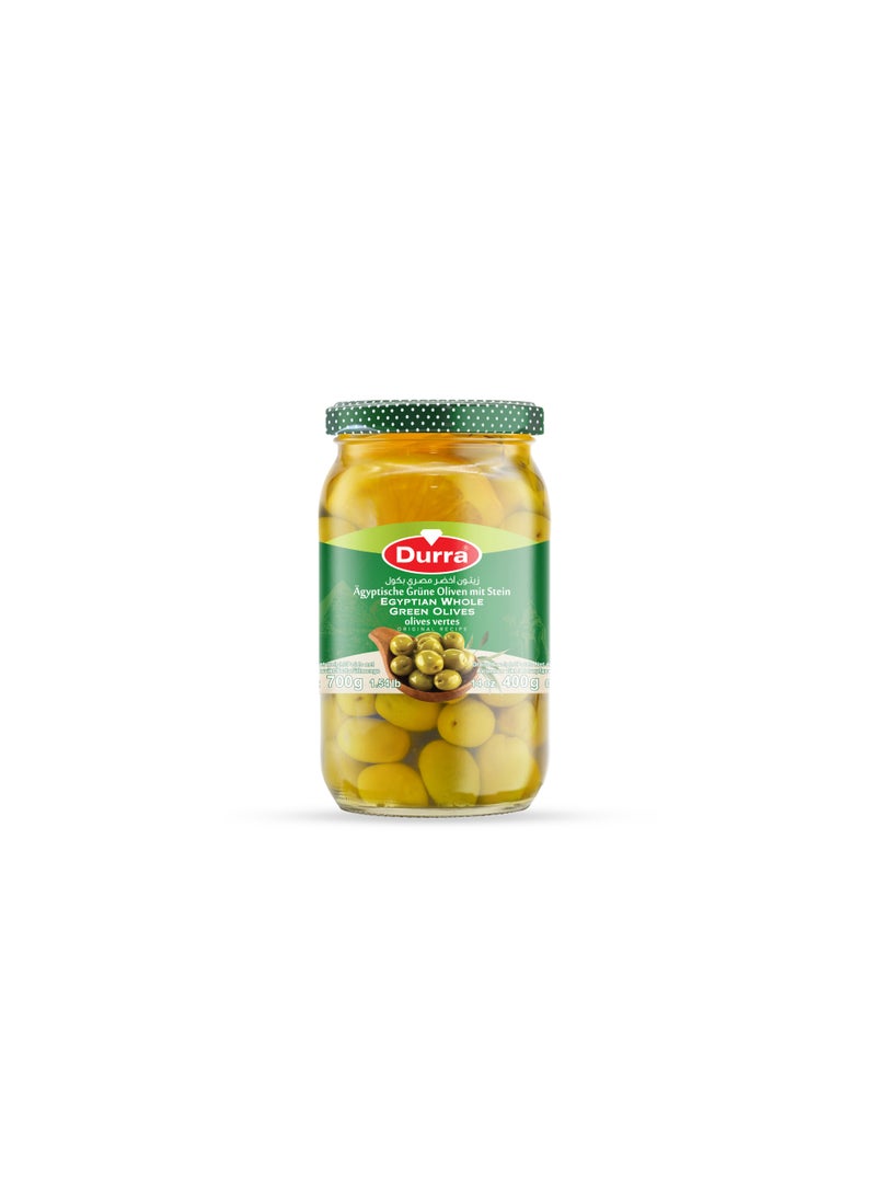 Durra Egyptian whole green olives 700 GM - Image 2