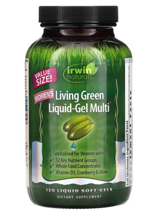 Women's Living Green Liquid-Gel Multi 120 Liquid Soft-Gels - pzsku/Z72DFB078A96C7495E6F2Z/45/_/1729515381/a6bc00bf-c351-4a36-859d-237ca1f7f4b4
