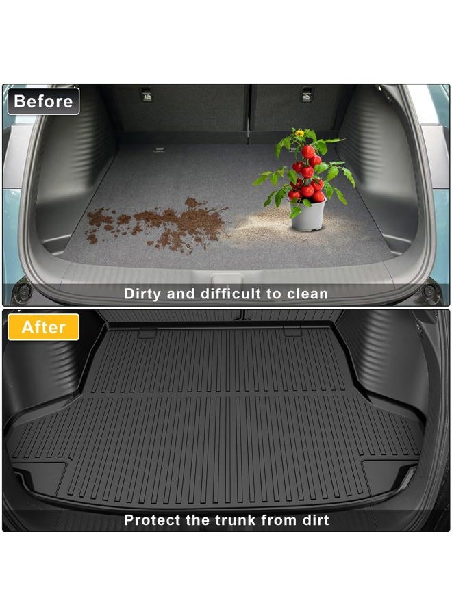 TTX LIGHTING 2025 HRV Cargo Liner & Backrest Mat Fit for Honda HR-V HRV 2023 2024 2025 2026 & Acura ADX 2025: All Weather Protection Cargo Mat with 2nd Row Back Seat Protector - TPE Trunk Liner HRV Accessories - Image 5