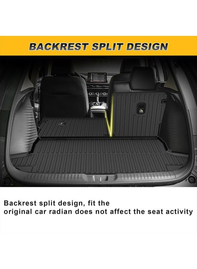 TTX LIGHTING 2025 HRV Cargo Liner & Backrest Mat Fit for Honda HR-V HRV 2023 2024 2025 2026 & Acura ADX 2025: All Weather Protection Cargo Mat with 2nd Row Back Seat Protector - TPE Trunk Liner HRV Accessories - Image 4